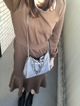 「激安コーデ」｜「アイテム（ワンピース/ドレス）」を使った、haruさん（レディース・159cm）の秋コーディネート