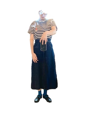 「conges payes ADIEU TRISTESSE（コンジェ ペイエ アデュートリステス）のアイテム」を使った、のりしおさん（レディース・164cm）の夏コーディネート