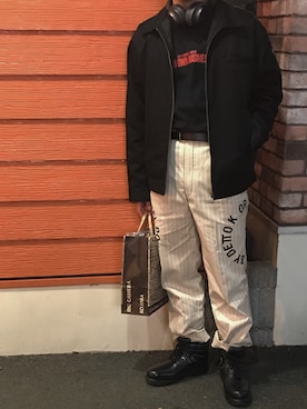 「M.Y.O.B（エム.ワイ.オー.ビー）のアイテム（トップス）」を使った、Yokkoiさん（メンズ・170cm）の冬コーディネート