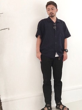 「アイテム（ピアス（両耳用））」を使った、✂︎ NAOTO ✂︎さん（メンズ・170cm）の夏コーディネート