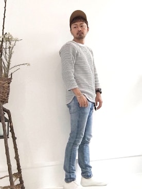 「improves（インプローブス）のアイテム（アクセサリー）」を使った、✂︎ NAOTO ✂︎さん（メンズ・170cm）の春コーディネート