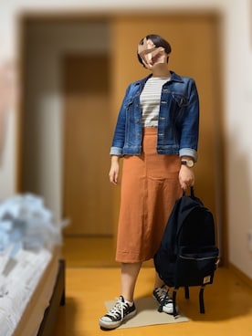 ふとっちょさん（レディース・163cm）の春コーディネート