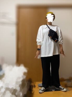 「Relate（リレート）のアイテム」を使った、ふとっちょさん（レディース・163cm）の夏コーディネート