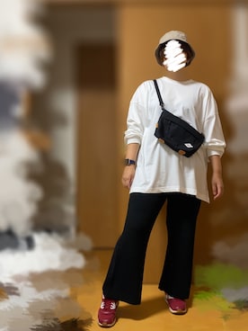 「Relate（リレート）のアイテム」を使った、ふとっちょさん（レディース・163cm）の秋コーディネート