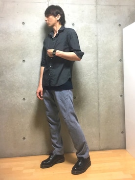 「SHIPS GENERAL SUPPLY（シップスジェネラルサプライ）のアイテム」を使った、kwtkさん（メンズ・172cm）の春コーディネート