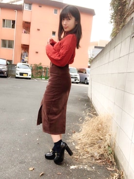 RUUさん(レディース・156cm)の秋コーディネート