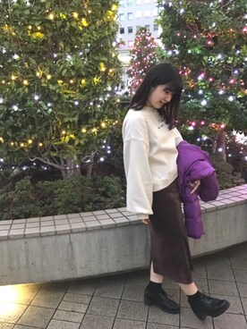 RUUさん(レディース・156cm)の冬コーディネート