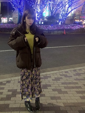 RUUさん（レディース・156cm）の冬コーディネート