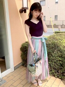 RUUさん(レディース・156cm)の夏コーディネート