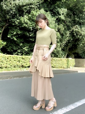 RUUさん（レディース・156cm）の夏コーディネート