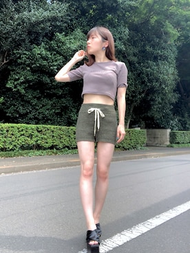 RUUさん（レディース・156cm）の夏コーディネート