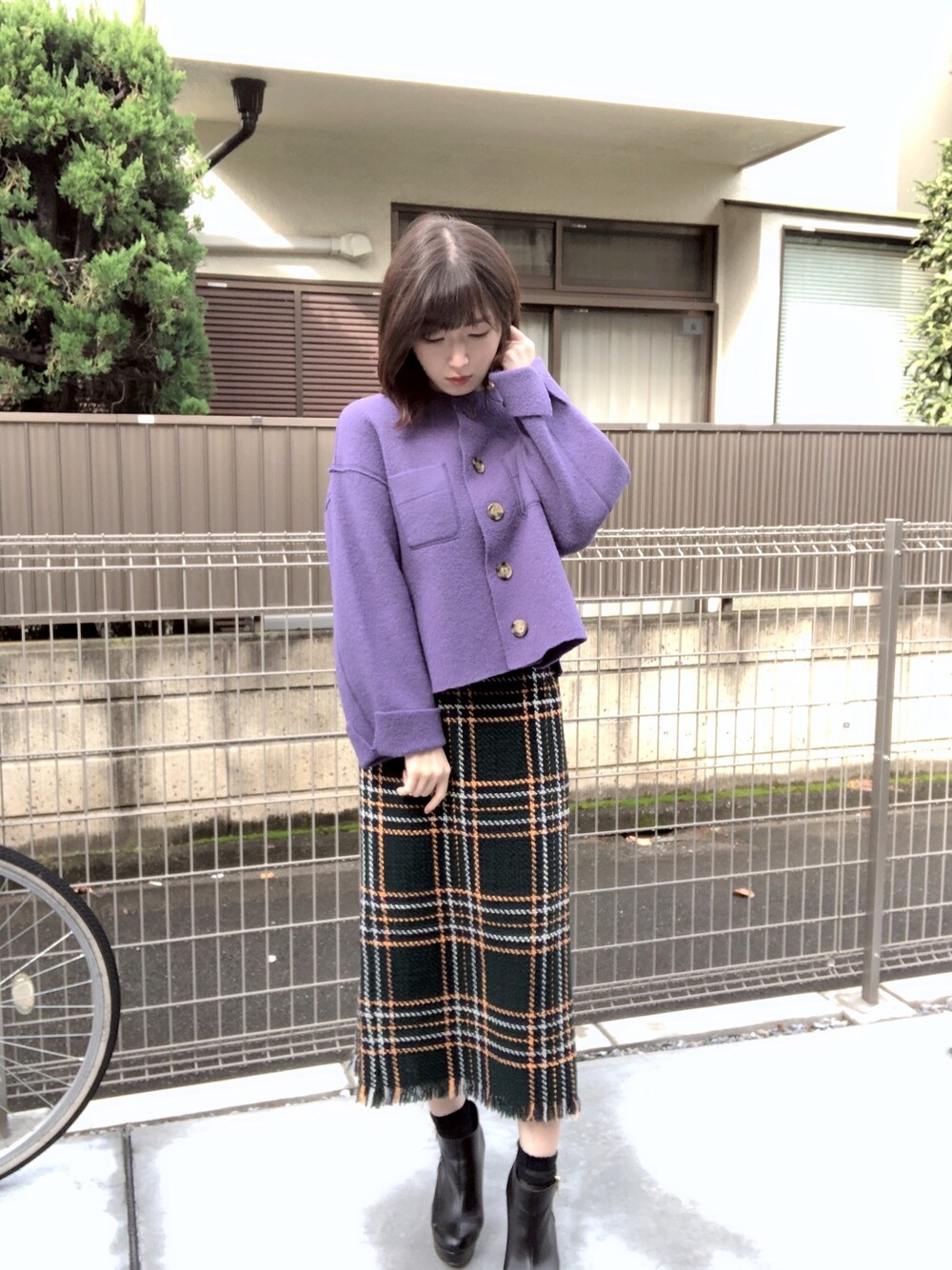 SNIDEL（スナイデル）の「ウールロービングスカート（スカート）」 - WEAR 