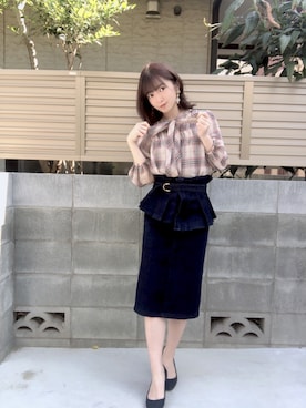 「WILLSELECTION（ウィルセレクション）のアイテム（トップス）」を使った、RUUさん（レディース・156cm）の春コーディネート