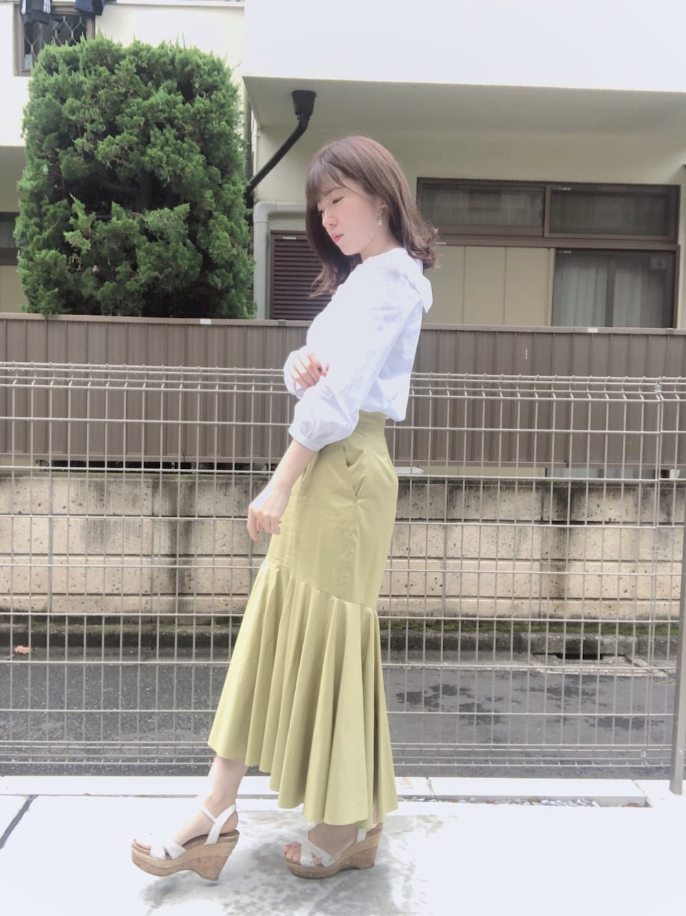 SNIDEL（スナイデル）の「ビッグカラーブラウス（シャツ
