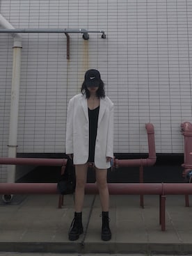 「日常」｜「アイテム（ブーツ）」を使った、蟑螂恶霸さん（レディース・160cm）の冬コーディネート