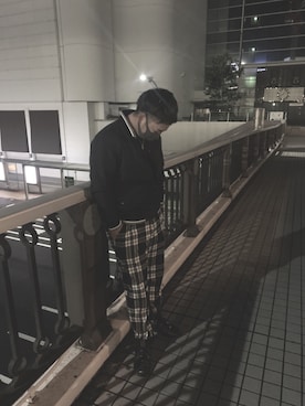 「ダル着」｜「アイテム（ジャケット/アウター）」を使った、sora0408092525さん（メンズ・174cm）の秋コーディネート