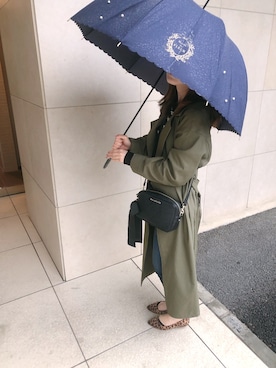 「メゾンドフルール」｜「アイテム（ジャケット/アウター）」を使った、saorin☺︎さん（レディース・153cm）の春コーディネート