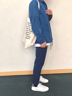 「COMME CA ISM（コムサイズム）のアイテム（その他アウター）」を使った、louisさん（メンズ・172cm）の秋コーディネート