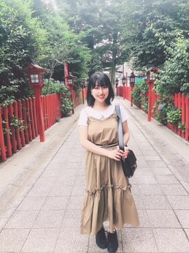 ゆんさん(レディース・154cm)の夏コーディネート