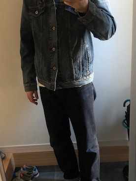 「Levi’s MADE＆CRAFTED（リーバイスメードアンドクラフテッド）のアイテム」を使った、Ericさん（メンズ・178cm）の秋コーディネート