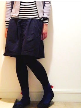 「agnes b.（アニエスベー）のアイテム（その他アウター）」を使った、NAON777さん（レディース・163cm）の春コーディネート