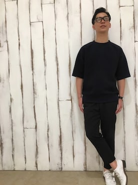 「KNOTT（ノット）のアイテム（トップス）」を使った、tonsukeさん（メンズ・177cm）の夏コーディネート