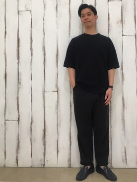 「KNOTT（ノット）のアイテム（トップス）」を使った、tonsukeさん（メンズ・177cm）の夏コーディネート