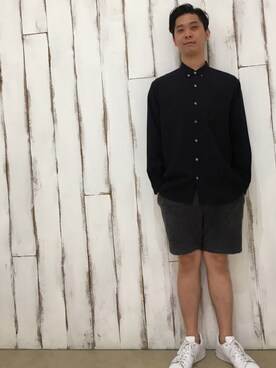 「SHARE PARK（シェアパーク）のアイテム（パンツ）」を使った、tonsukeさん（メンズ・177cm）の夏コーディネート