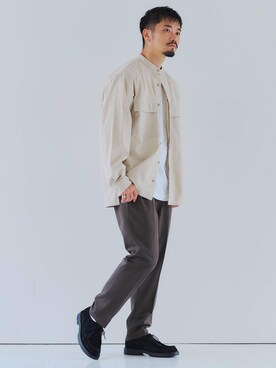「アイテム（その他シューズ）」を使った、小林 健太さん（メンズ・172cm）の秋コーディネート
