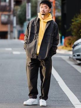 「GLR/ lab」｜小林 健太さん（メンズ・172cm）の冬コーディネート