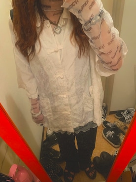 「RNA」｜「アイテム（アクセサリー）」を使った、さかなくんさん（レディース・160cm）の夏コーディネート
