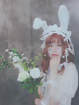 「撮影」｜「アイテム（ワンピース/ドレス）」を使った、おもちさん（レディース・154cm）の冬コーディネート