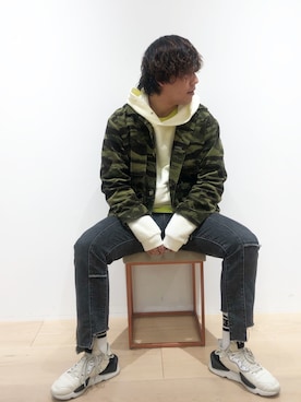 「PUBLIC TOKYO（パブリックトウキョウ）のアイテム（カバーオール）」を使った、miyazakiさん（メンズ・176cm）の春コーディネート