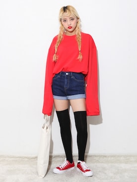 「BLANC..（ブラン）のアイテム」を使った、bullangさん（レディース・158cm）の春コーディネート