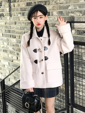 「BLANC..（ブラン）のアイテム（ジャケット/アウター）」を使った、bullangさん（レディース・158cm）の秋コーディネート
