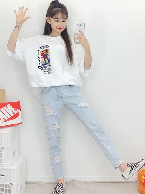 Bullang Blanc のt Shirtsを使ったコーディネート Wear Bullang Blanc のt Shirtsを使ったコーディネート Wear