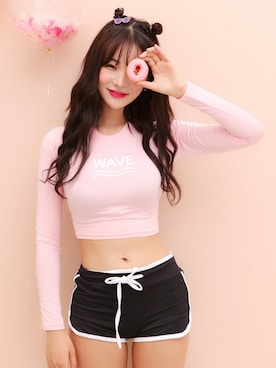 「bullang girl」｜bullangさん（レディース・158cm）の夏コーディネート