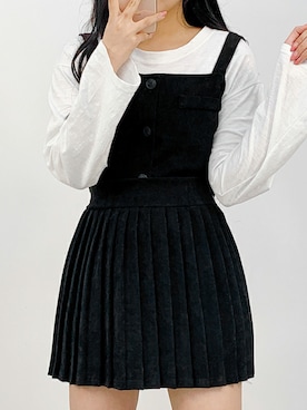 「skirt」｜「アイテム（ワンピース/ドレス）」を使った、bullangさん（レディース・158cm）の秋コーディネート