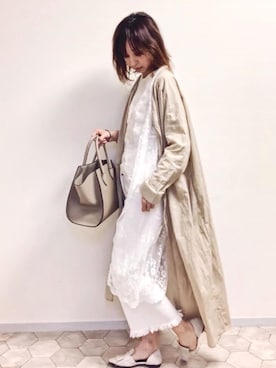 「GORGE（ゴージ）のアイテム（ワンピース/ドレス）」を使った、rosemiさん（レディース・163cm）の春コーディネート