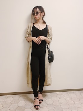 「GORGE（ゴージ）のアイテム（ワンピース/ドレス）」を使った、rosemiさん（レディース・164cm）の夏コーディネート
