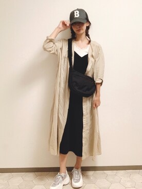 「GORGE（ゴージ）のアイテム（ワンピース/ドレス）」を使った、rosemiさん（レディース・163cm）の秋コーディネート