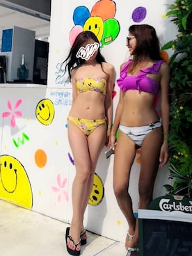 「ALEXIA STAM（アリシアスタン）のアイテム（水着、パープル系）」を使った、xxx11さん（レディース・167cm）の秋コーディネート