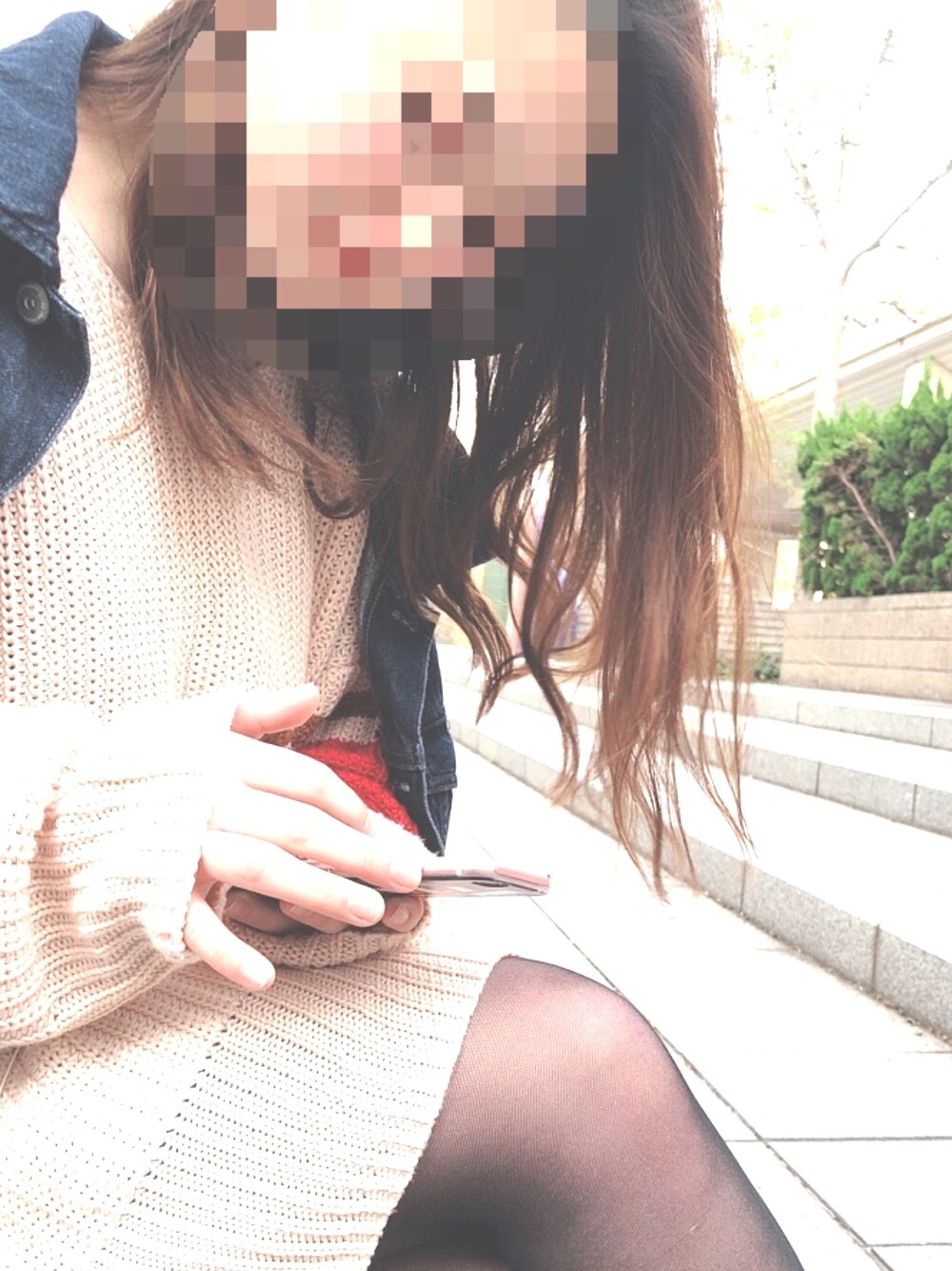 「ニットコーデ、きれいめカジュアル、低身長、オトナ女子、カジュアルコーデ、LIVE参戦服、宇野実彩子、宇野実彩子デザイン」｜「UNOMEEのアイテム（ニット/セーター、ピンク系）」を使った、ゆきだるまさん（レディース・148cm）の秋コーディネートの1枚目の写真