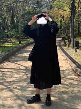 「FEKETE（フェケテ）のアイテム（帽子）」を使った、misato080さん（レディース・168cm）の春コーディネート