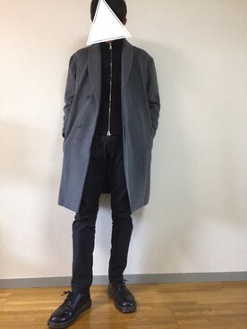 「BERING（ベーリング）のアイテム」を使った、knさん（メンズ・178cm）の冬コーディネート