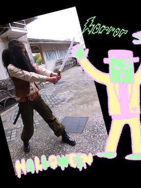 「ホラーナイト」｜chaoriさん（レディース・159cm）の秋コーディネート