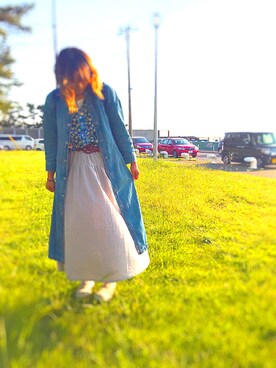 「usedのアイテム（その他、その他）」を使った、chaoriさん（レディース・159cm）の春コーディネート