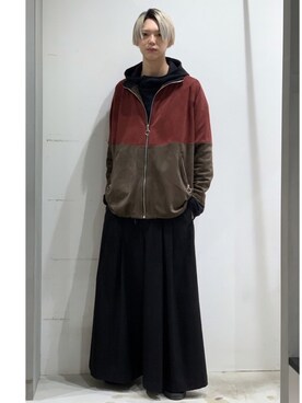 ニット セーターを使った 黒ワイドパンツ のメンズ人気ファッションコーディネート Wear