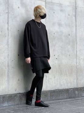 「CASPER JOHN（キャスパージョン）のアイテム（スウェット）」を使った、SEIさん（メンズ・183cm）の春コーディネート