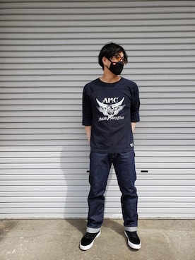 「TOY PLANE（トイプレーン）のアイテム」を使った、snkn0928さん（メンズ・173cm）の春コーディネート